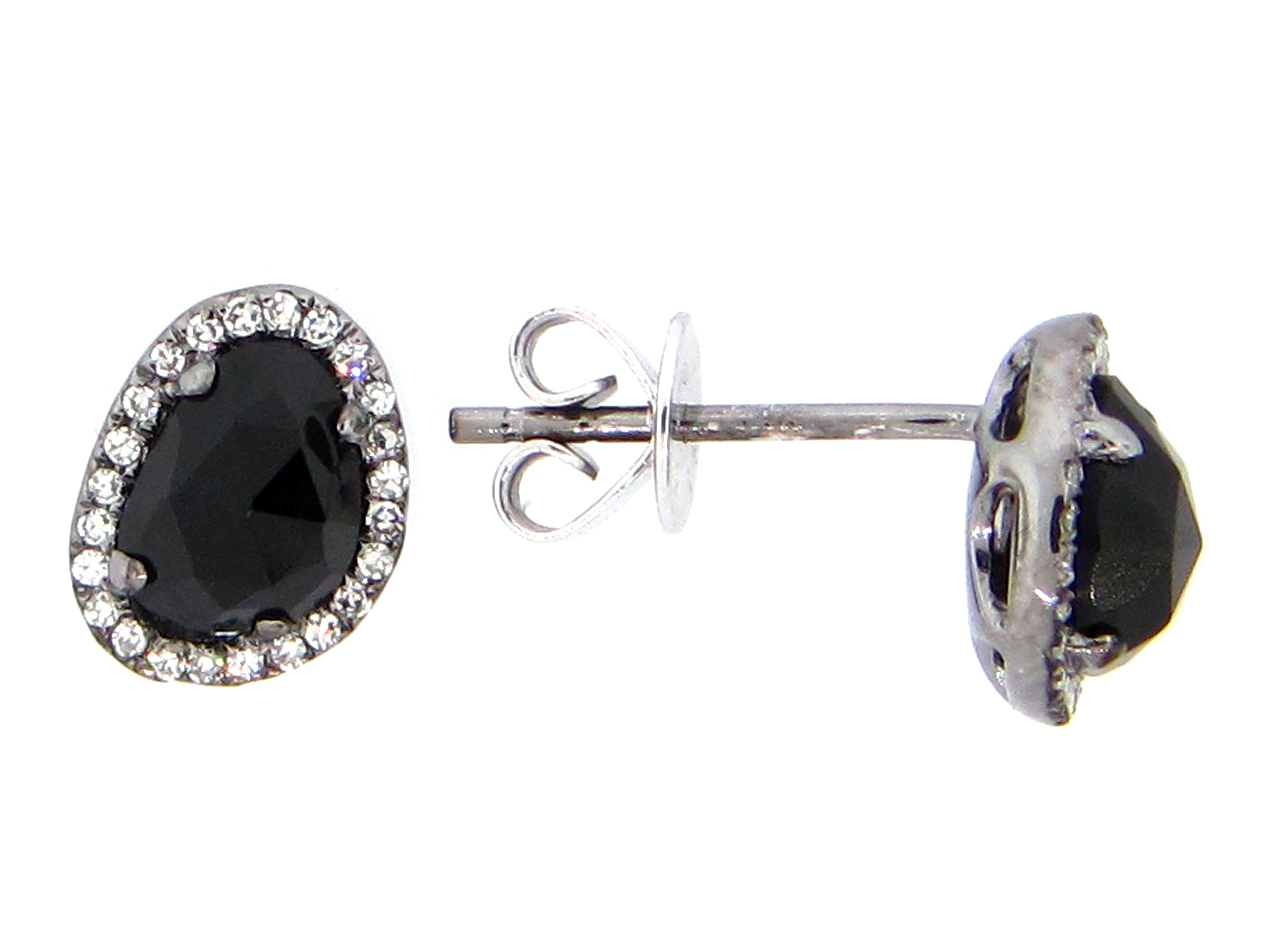 Dilamani Jewelry | Black Onyx & Diamond Earring