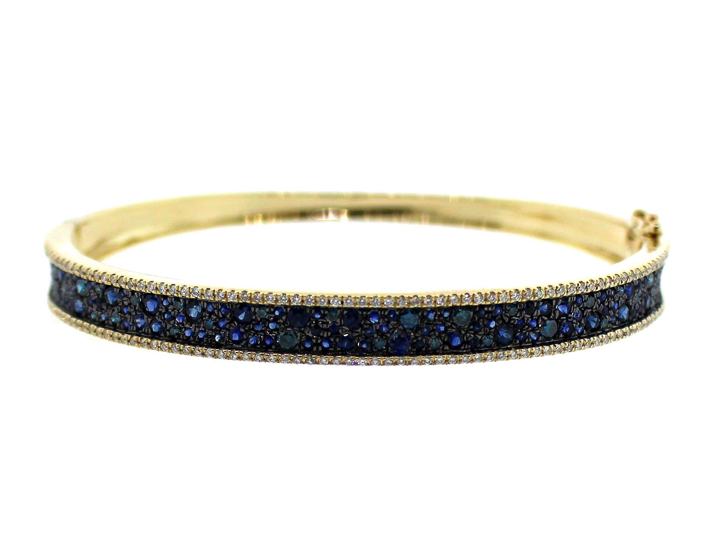 Dilamani Jewelry | Sapphire & Blue Diamond Bangle