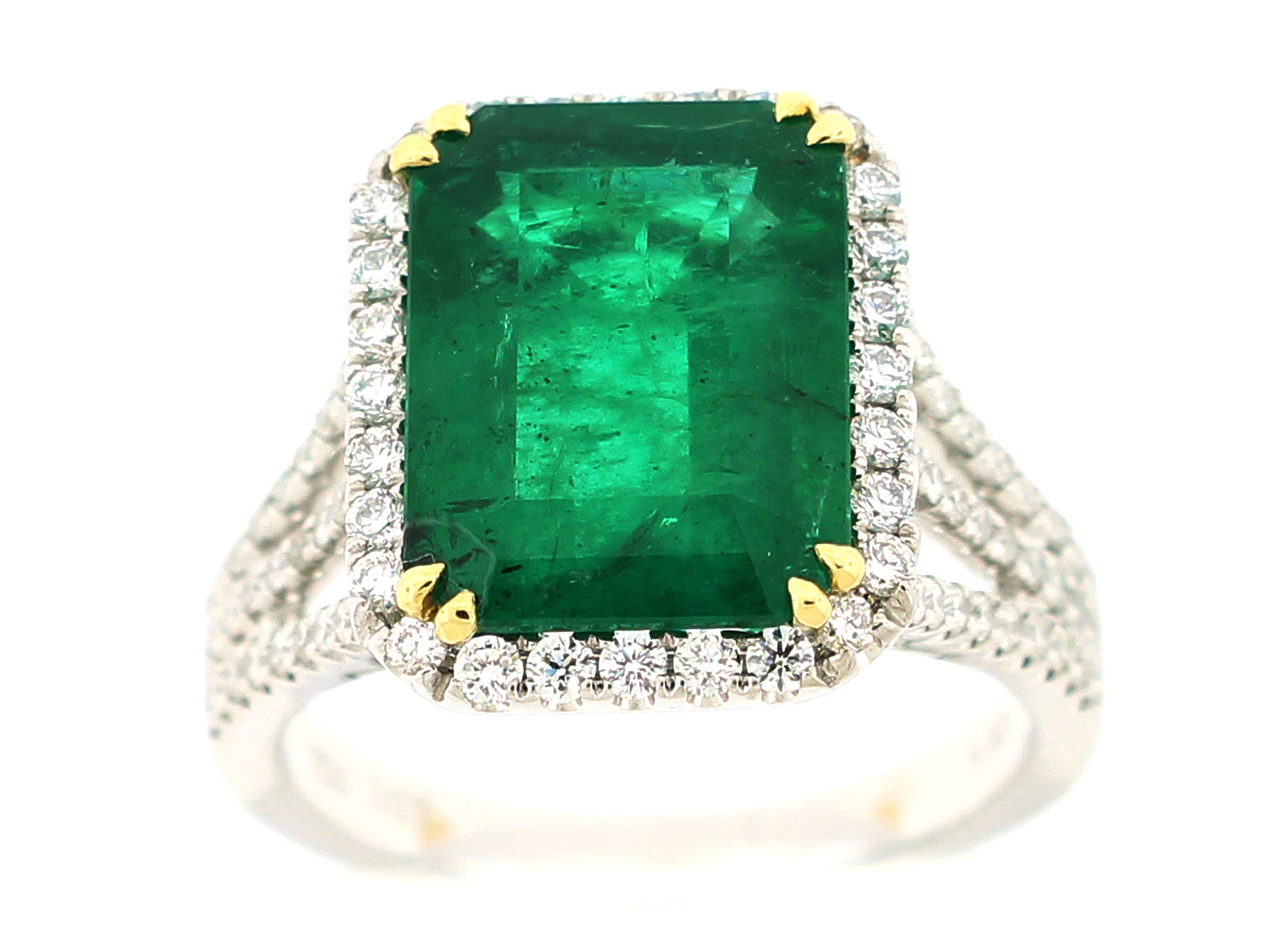Dilamani Jewelry | Emerald & Diamond RIng