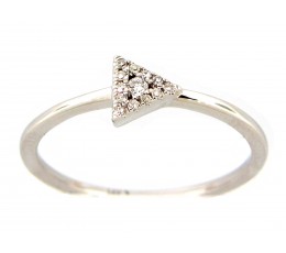 Diamond Triangle Ring